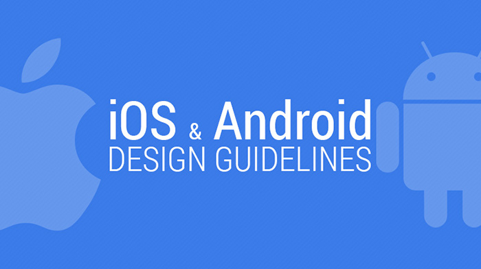 两个主要平台的设计类比：Android和iOS